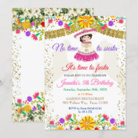 No Time to Siesta Let's Fiesta Birthday Fiesta