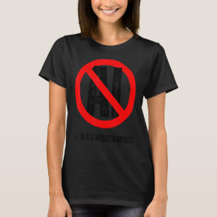 No to AI generated images Anti AI T-Shirt