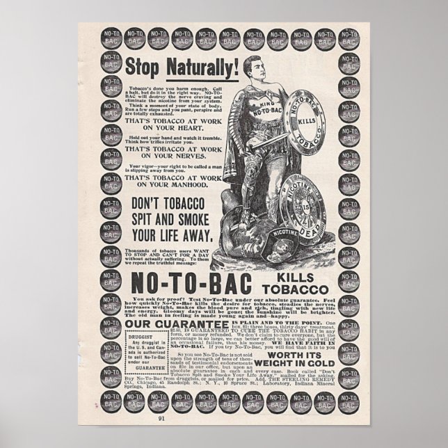 No-To-Bac Poster (Front)