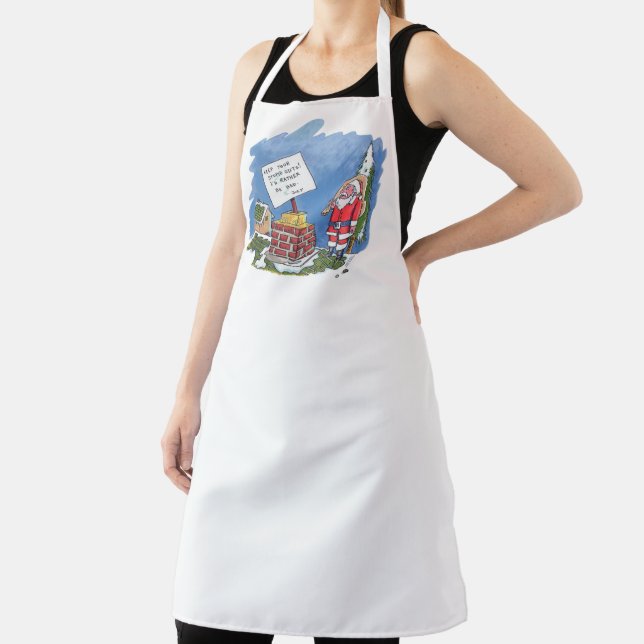 No To Santa women chef apron (Insitu)