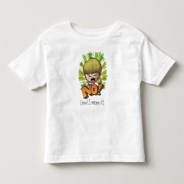 NO! TODDLER T-SHIRT (Front)