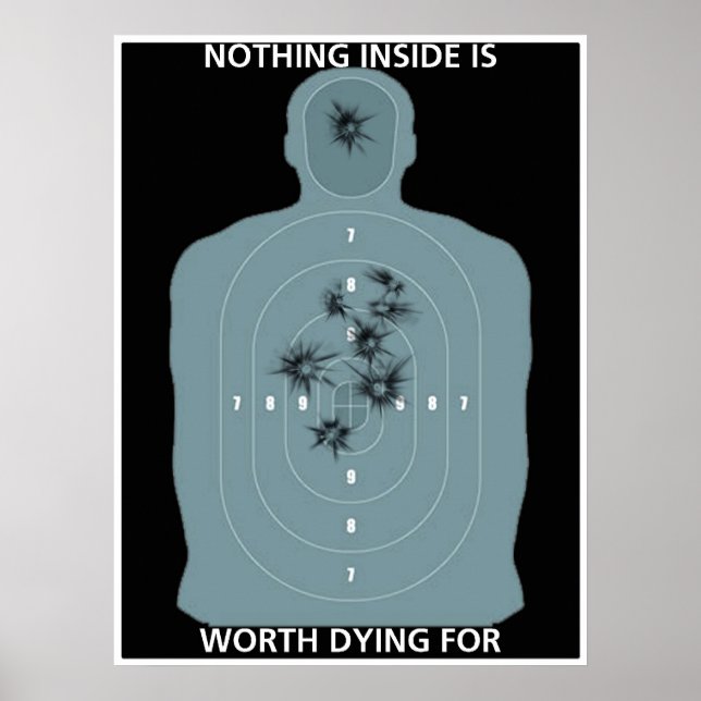 No trespassing or dare to trespass sign (Front)