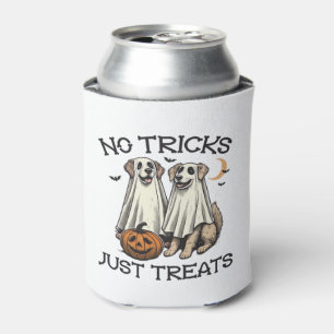 No Tricks Just Treats Dog Halloween Shirt Classic  Can Cooler