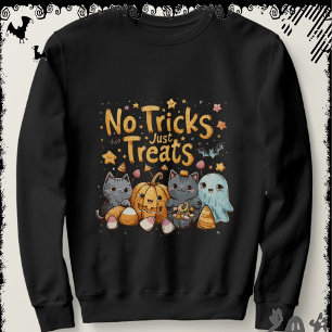No Tricks Just Treats ExDesigner Halloween Sweatshirt