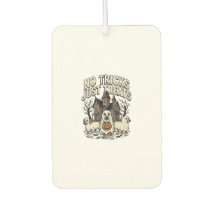 No Tricks Just Treats Halloween Dachshund Ghost De Air Freshener