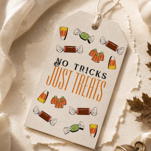 No Tricks Just Treats Halloween Gift Bag Tag