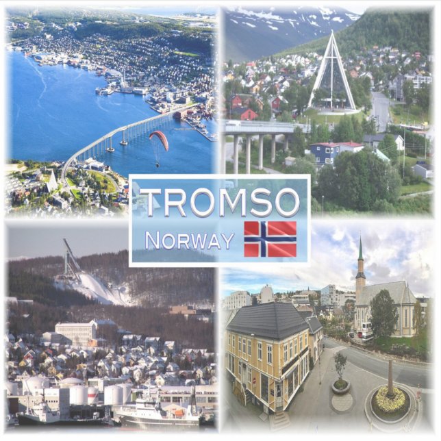 NO Tromso - Aerial View - Artic Cathedral - (Front)