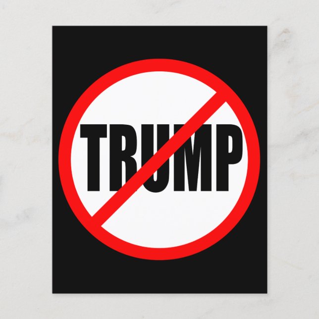 'NO TRUMP' FLYER (Front)