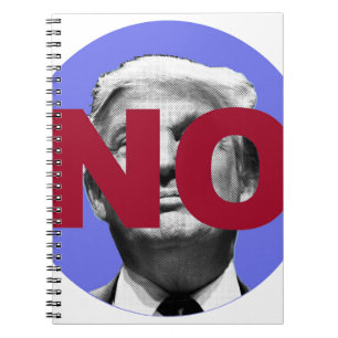 No Trump (Purple and Red) Notebook