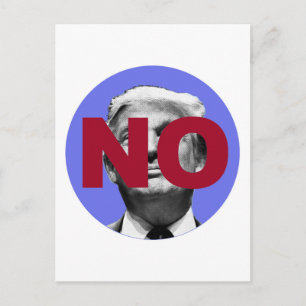 No Trump (Purple and Red) Postcard