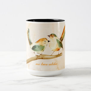 No Two Alike Twins Two-Tone Coffee Mug