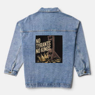 No Tyrants No Kings Denim Jacket