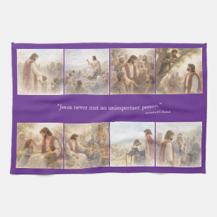 No unimportant person kitchen towel