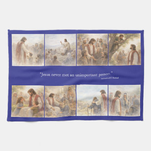 No unimportant person kitchen towel