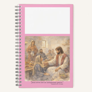 No unimportant person notebook