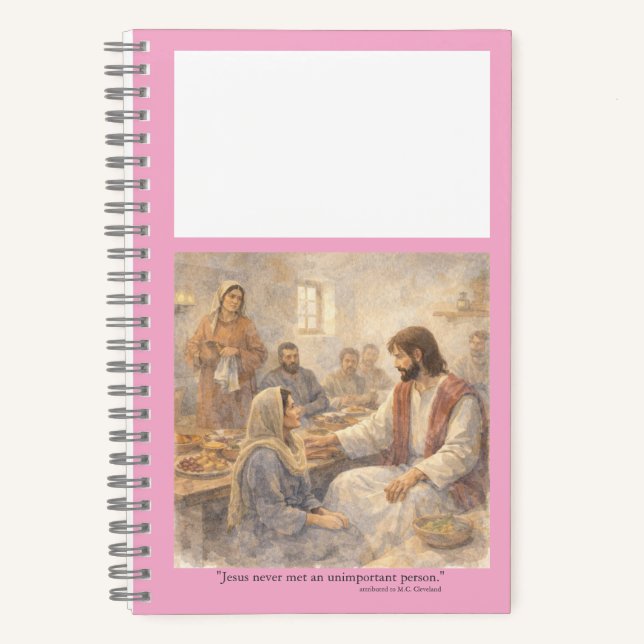 No unimportant person notebook (Front)