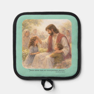 No unimportant person pot holder