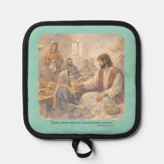 No unimportant person pot holder