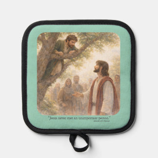 No unimportant person pot holder
