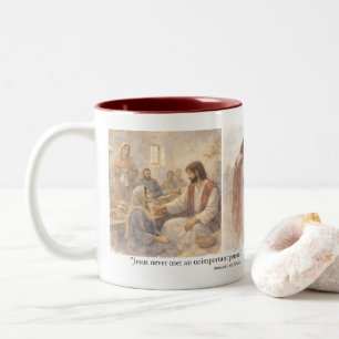No unimportant person Two-Tone coffee mug