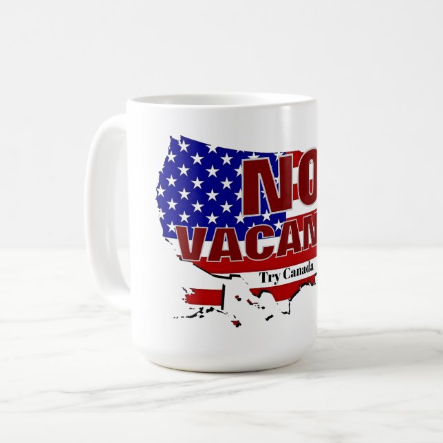 No Vacancy - Secure The Border Coffee Mug (Front Left)