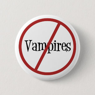No Vampires Button