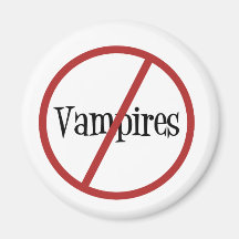 No Vampires Magnet