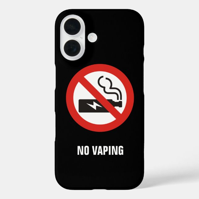 No Vaping Case-Mate iPhone Case (Back)