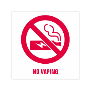 No Vaping Self-inking Stamp