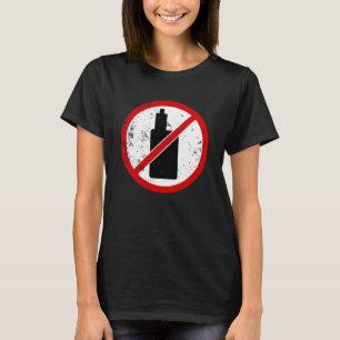 No Vaping Sign T-Shirt