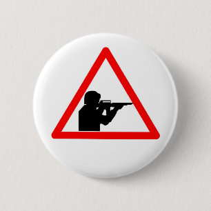 no-violence 2 inch round button
