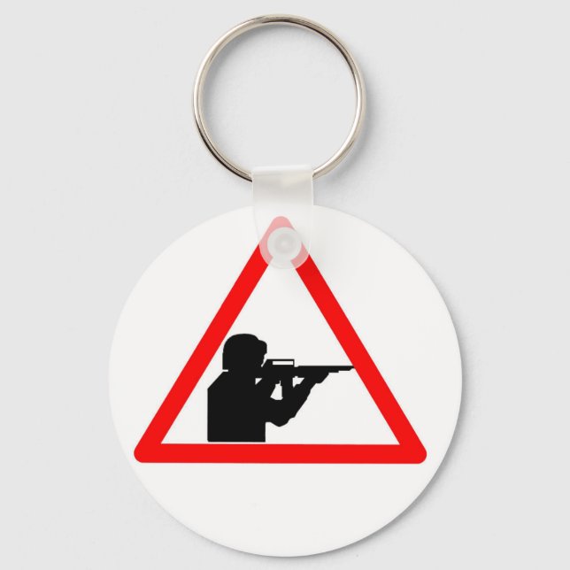 No violence keychain (Front)