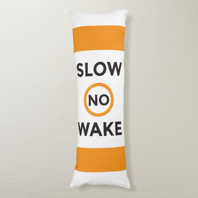 No Wake Buoy Body Pillow (Front Vertical)