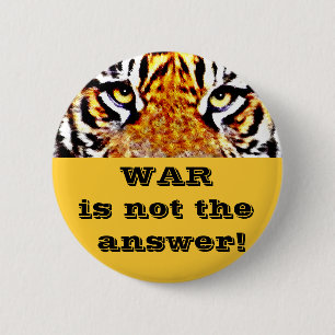 No War! 2 Inch Round Button