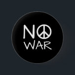 No War  2 Inch Round Button<br><div class="desc">No War</div>