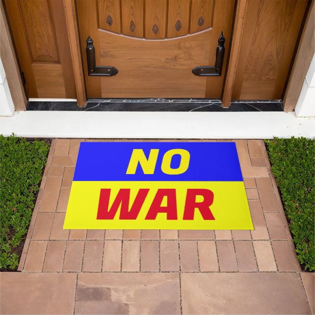 NO WAR Door Mat (Outdoor)