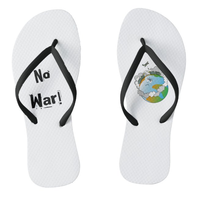 No war! flip flops (Footbed)