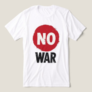 NO WAR — Global Protest for Peace Tri-Blend Shirt