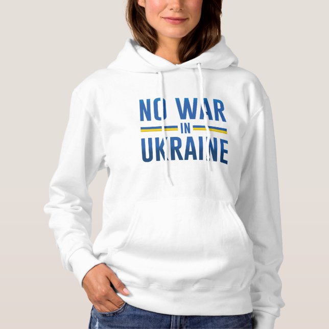 No War In Ukraine Hoodie (Front)