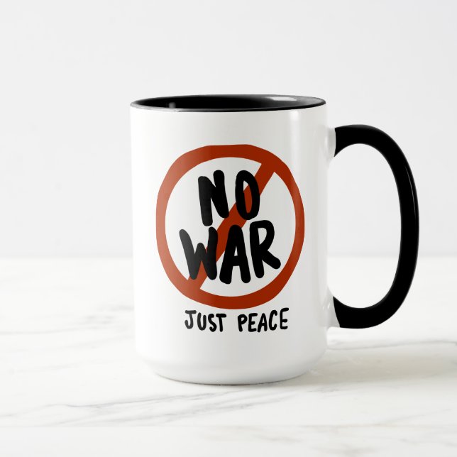 No War Just Peace Mug (Right)