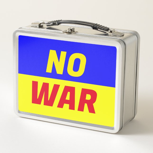 NO WAR Lunch Box (Front)