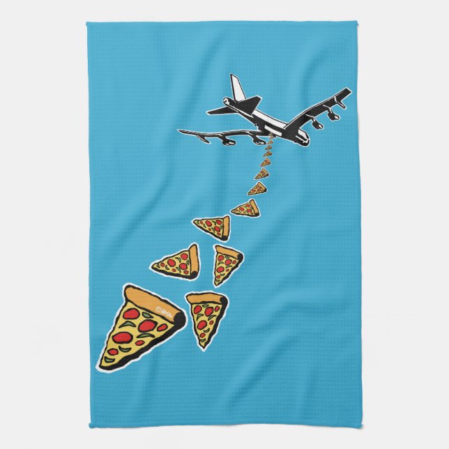 No war more pizza kitchen towel (Vertical)