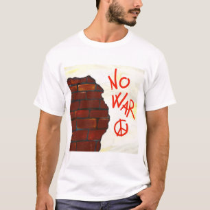 No war, mural painting. Digital illustration T-Shirt