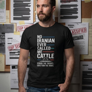 No War On Iran Epstein Files Veteran Tee