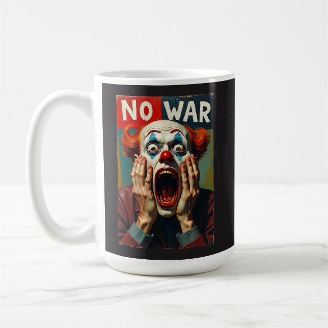 No War On Iran Peace  Coffee Mug (Left)