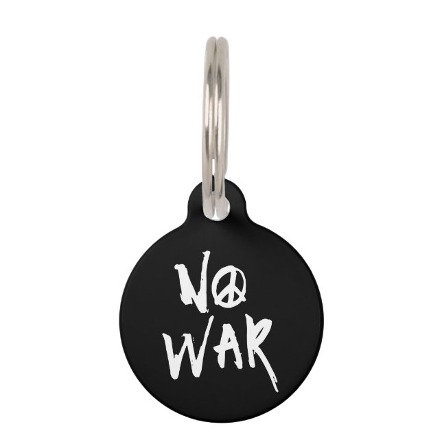 No War Pet Tag (Front)