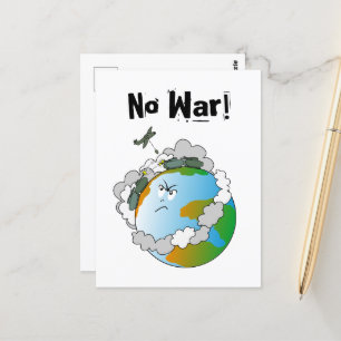 No war! postcard