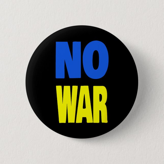 No War Ukraine  2 Inch Round Button (Front)