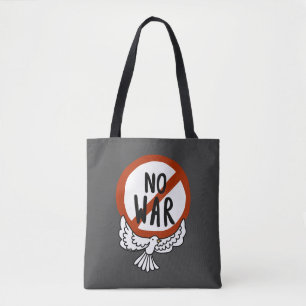 No War With Dove Tote Bag