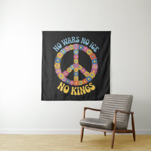 No Wars No ICE No Kings Tapestry